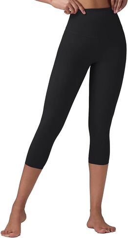 baleaf Sweatleaf Womens Petite Capri Leggings, High Waisted Yoga Workout Running Casual Summer Pants for Women in Saudi Arabia