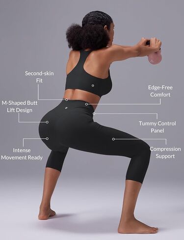 baleaf Sweatleaf Womens Petite Capri Leggings, High Waisted Yoga Workout Running Casual Summer Pants for Women in Saudi Arabia