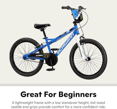 Schwinn Koen & Elm Toddler and Kids Bike, 20-Inch Wheels, Training Wheels Not Included, Blue in Saudi Arabia