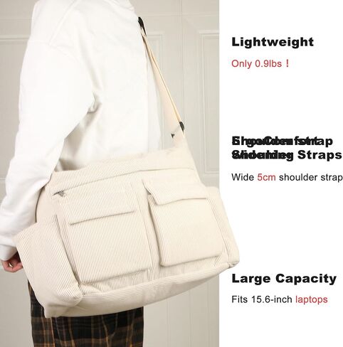حقيبة كبيرة من حقيبة Messenger Bag Bag Bag للمدرسة in Kuwait