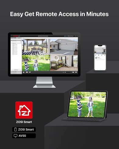 ZOSI 1080N 8 Channel DVR for Security Camera, 720p CCTV DVR Recorder Hybrid Capability 4-in-1(Analog/AHD/TVI/CVI) Surveillance System,Motion in Saudi Arabia