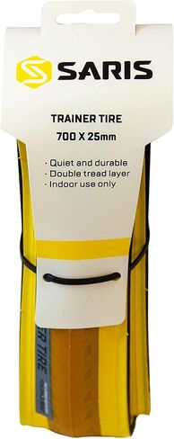 Saris, Bike Trainer Accessory, Indoor Trainer Tire, 700x25c, Yellow in Kuwait