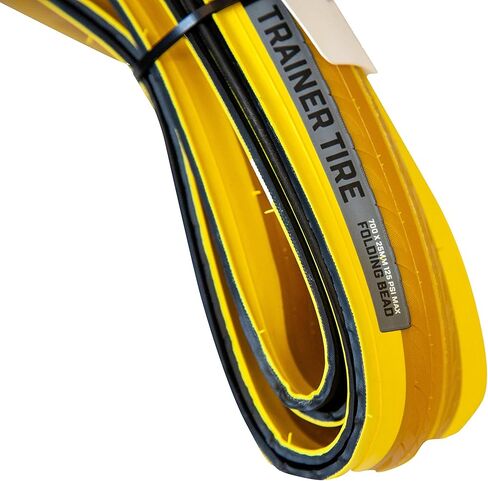 Saris, Bike Trainer Accessory, Indoor Trainer Tire, 700x25c, Yellow in Kuwait