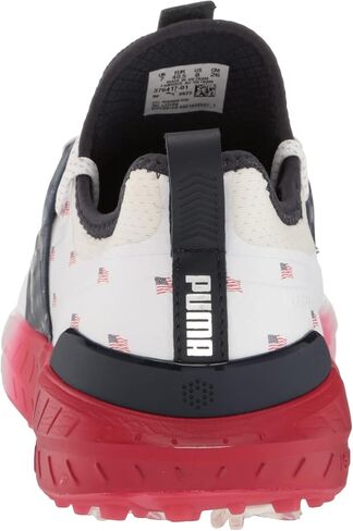 PUMA GOLF Men's Ignite Articulate Volition Golf Shoe, Puma White-Puma Silver-Ski Patrol, 8 in Saudi Arabia