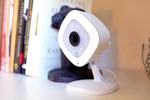 Arlo Q – Wired, 1080p HD Security Camera | Night Vision, Indoor only, 2-Way Audio | Cloud Storage Included | Compatible with Alexa (VMC3040) in Kuwait