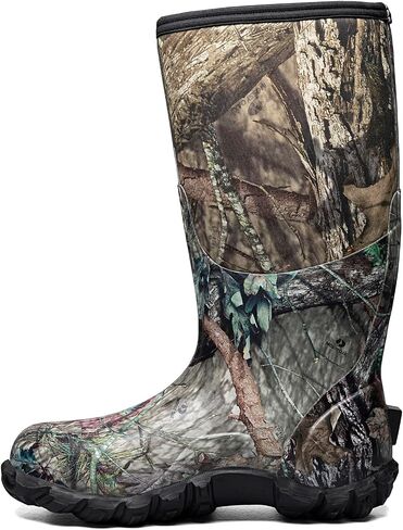 Bogs Men's Classic High-M Waterproof Insulated Rain Boot, Mossy Oak, 12 D(M) US in Saudi Arabia