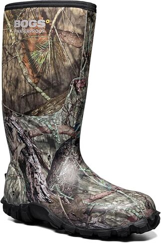 Bogs Men's Classic High-M Waterproof Insulated Rain Boot, Mossy Oak, 12 D(M) US in Saudi Arabia