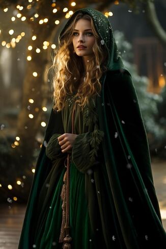 Adult Velvet Cloak Hooded Cape Medieval Cloak Renaissance Cape Halloween Queen King Robe Costume in Kuwait