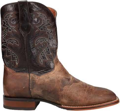 Dan Post Boots Mens Franklin Goat Square Toe Western Cowboy Boots Mid Calf - Brown - Size 11.5 EW in Saudi Arabia