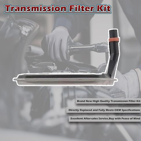 TH700-R4 4L60 Auto Automatic Trans Transmission Oil Filter kit 4 Speed Fits for Buick for Chevrolet Brougham Lesabre Blazer Yukon Bonneville Grand Prix Monte Carlo Impala Yukon Grand Prix OE # TF235 in Saudi Arabia