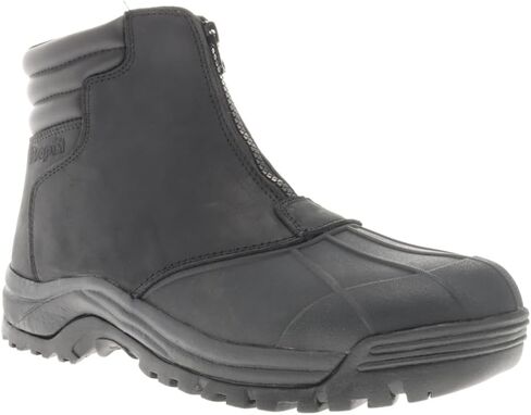 Propet Men's Blizzard Mid Zip Calf Boot, Black, 7 in Saudi Arabia