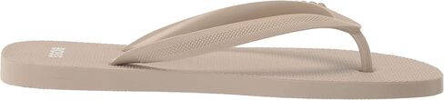 BOSS Men's Bold Logo Flip Flops Slide Sandal, Oat Milk, 8-9 in Saudi Arabia