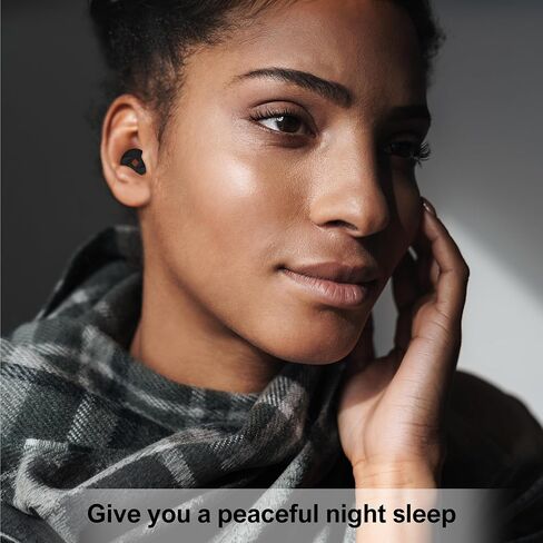 Ear Plugs for Sleeping Noise Cancelling, Soft Reusable Earplugs for Sleep, Silicone Ear Plugs Noise Reduction for Block Snoring/Noise Sensitivity/Travel/Work/Focus - 5 Pairs Ear Tips in S/M/L in Saudi Arabia