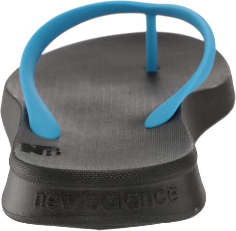 New Balance Unisex-adult 24 V1 Flip-Flop, Black/Vibrant Sky, Men 3 M / Women 4.5 W in Saudi Arabia