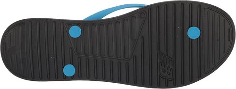 New Balance Unisex-adult 24 V1 Flip-Flop, Black/Vibrant Sky, Men 3 M / Women 4.5 W in Saudi Arabia
