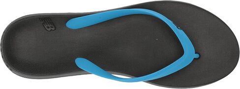 New Balance Unisex-adult 24 V1 Flip-Flop, Black/Vibrant Sky, Men 3 M / Women 4.5 W in Saudi Arabia