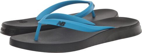New Balance Unisex-adult 24 V1 Flip-Flop, Black/Vibrant Sky, Men 3 M / Women 4.5 W in Saudi Arabia