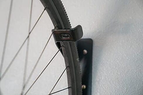 Portland Design Works | Wall Mount Bicycle Storage Hanger with Rear Black Hooptie Hook with Wheel Tray w/ Rear Wheel Tray in Kuwait