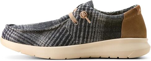 ARIAT Men's MNS Hilo Stretch LACE CHRC/Gry AZC PRNT Loafer, Grey, 11.5 Wide in Saudi Arabia