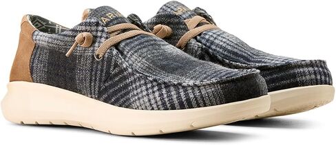 ARIAT Men's MNS Hilo Stretch LACE CHRC/Gry AZC PRNT Loafer, Grey, 11.5 Wide in Saudi Arabia