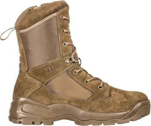 5.11 Men's Tactical ATC 2.0 8-Inch Side Zipper Waterproof Military Boot, Black, 10 M US in Saudi Arabia