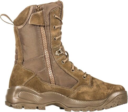 5.11 Men's Tactical ATC 2.0 8-Inch Side Zipper Waterproof Military Boot, Black, 10 M US in Saudi Arabia
