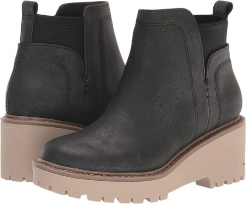 Dolce Vita Girls Fury Ankle Boot, Black, 1 Little Kid in Saudi Arabia