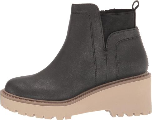 Dolce Vita Girls Fury Ankle Boot, Black, 1 Little Kid in Saudi Arabia