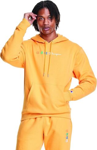 Champion Men's Classic Fleece Po Hood, Bleached Stone Cream Heather, X-Small in Saudi Arabia