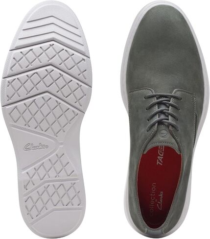 Clarks Men's Dennet Low Oxford, Dark Tan Nubuck, 8.5 Wide in Saudi Arabia