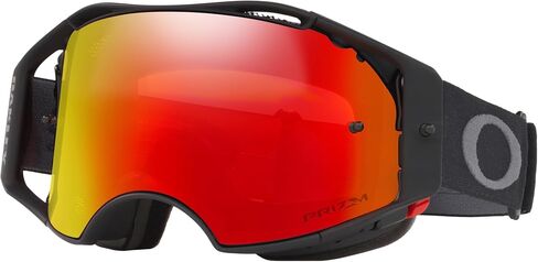 نظارات ركوب الدراجات من Oakley Airbrake للرجال MTB Off Road - أسود Gunmetal/Prizm إضاءة منخفضة/مقاس واحد in Saudi Arabia