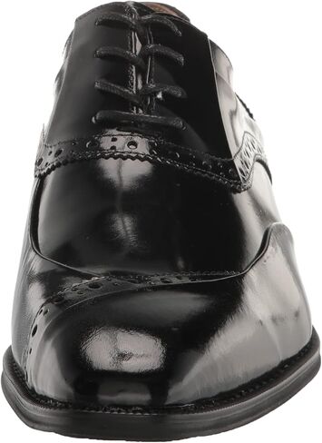STACY ADAMS Men's Gillam Lace Up Oxford, Black/White, 15 in Saudi Arabia