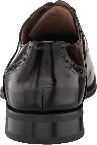 STACY ADAMS Men's Gillam Lace Up Oxford, Black/White, 15 in Saudi Arabia