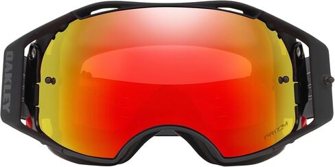 نظارات ركوب الدراجات من Oakley Airbrake للرجال MTB Off Road - أسود Gunmetal/Prizm إضاءة منخفضة/مقاس واحد in Saudi Arabia