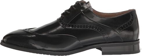 STACY ADAMS Men's Gillam Lace Up Oxford, Black/White, 15 in Saudi Arabia