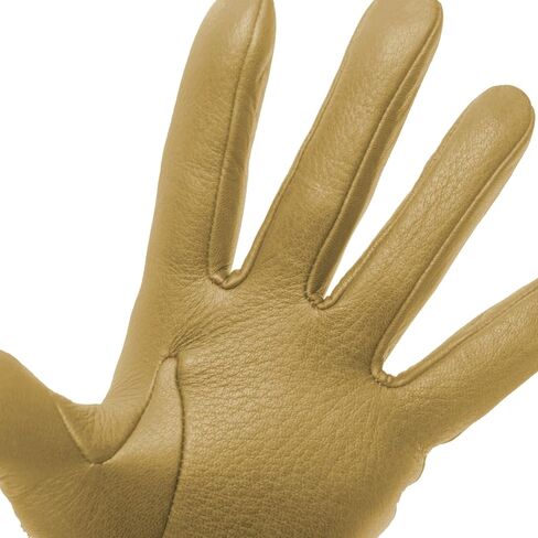 Streamline Women’s Leather Driving Gloves (Unlined Premium Deerskin) Open Back with Snap Wrist Closure and Breathable Vents in Kuwait