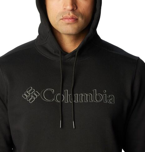 Columbia Men's Basic Logo II Hoodie, Compass Blue/CSC Branded Logo, X-Small in Saudi Arabia