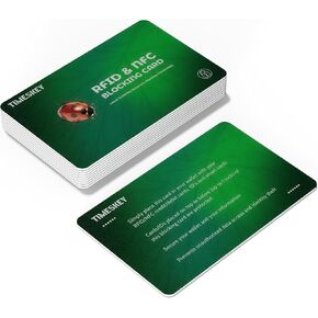 بطاقات حظر RFID - 6 حزمة واقي بطاقة ائتمان للمحفظة ، معرف الشيلدز/بطاقة الائتمان/جواز السفر من القشط ， مانع حامي جواز سفر مميز NFC بدون اتصال