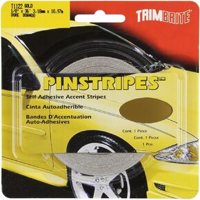 TRIMBRITE T1122 1/8 Pinstripe Tape Gold