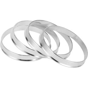 Hub Centric Rings, 70.3mm ID to 73.1mm OD Vehicle Wheel Hubrings Aluminum Alloy, 4 Pcs
