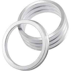 4pcs OD 78.1mm إلى ID 63.5mm ألومنيوم سبيكة السيارات المحور المركزي حلقات العجلة استبدال المركز بديل