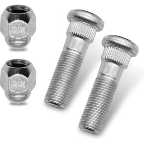 M12 X 1.25 عجلات مسمار الجوز ، استبدال الصلب المضاد للتراك 28171AJ000 28365-FE001 ، إكسسوارات إصلاح إطارات السيارات ، متوافقة مع سوبارو فورستر Outback Legacy (Silver)