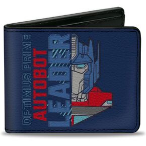 Buckle-Down Hasbro Wallet, Bifold, Transformers Optimus Prime Autobot Ready To Roll Out Blues, Vegan Leather