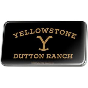 Yellowstone TV Show Dutton Ranch Metal Rectangle Lapel Hat Pin Tie Tack Pinback