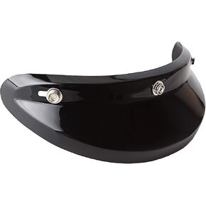 ذروة 3-SNAP Shorty Visor Peak لخوذات الدراجات النارية (أسود) in Kuwait