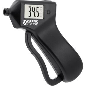 Battery-Free Tire Pressure Gauge (5-99 psi) and Tread Depth Meter (0-15mm) for Car, SUV and Motorcycle – Crank-Powered, Digital Display, Accurate and Eco-Friendly