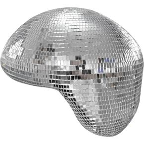 Melted Disco Ball Decor, Mirror Ball Aesthetic for Modern Home Living Room