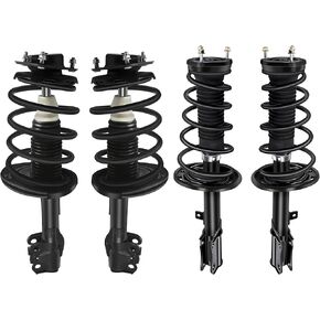 AUTOMUTO Strut Spring Assembly Front and Rear Pair Shock Absorber FWD for 2004-2006 for Toyota Camry,2004-2006 for Lexus Es330, 2004-2006 for Toyota Solara Replace for 172205 172206 172207 172208