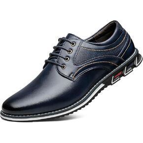 Men's Casual Dress Shoes Comfortable Fashion Dress Sneakers Men Office Classic Mens Oxfords Leather Business Casual Shoes Formal