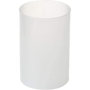 Various Size Frosted Glass Hurricane Candle Holders, Frosted Glass Cylinder Open Both Ends, Open Ended Hurricane Diameter 2.3", Height 6.3"